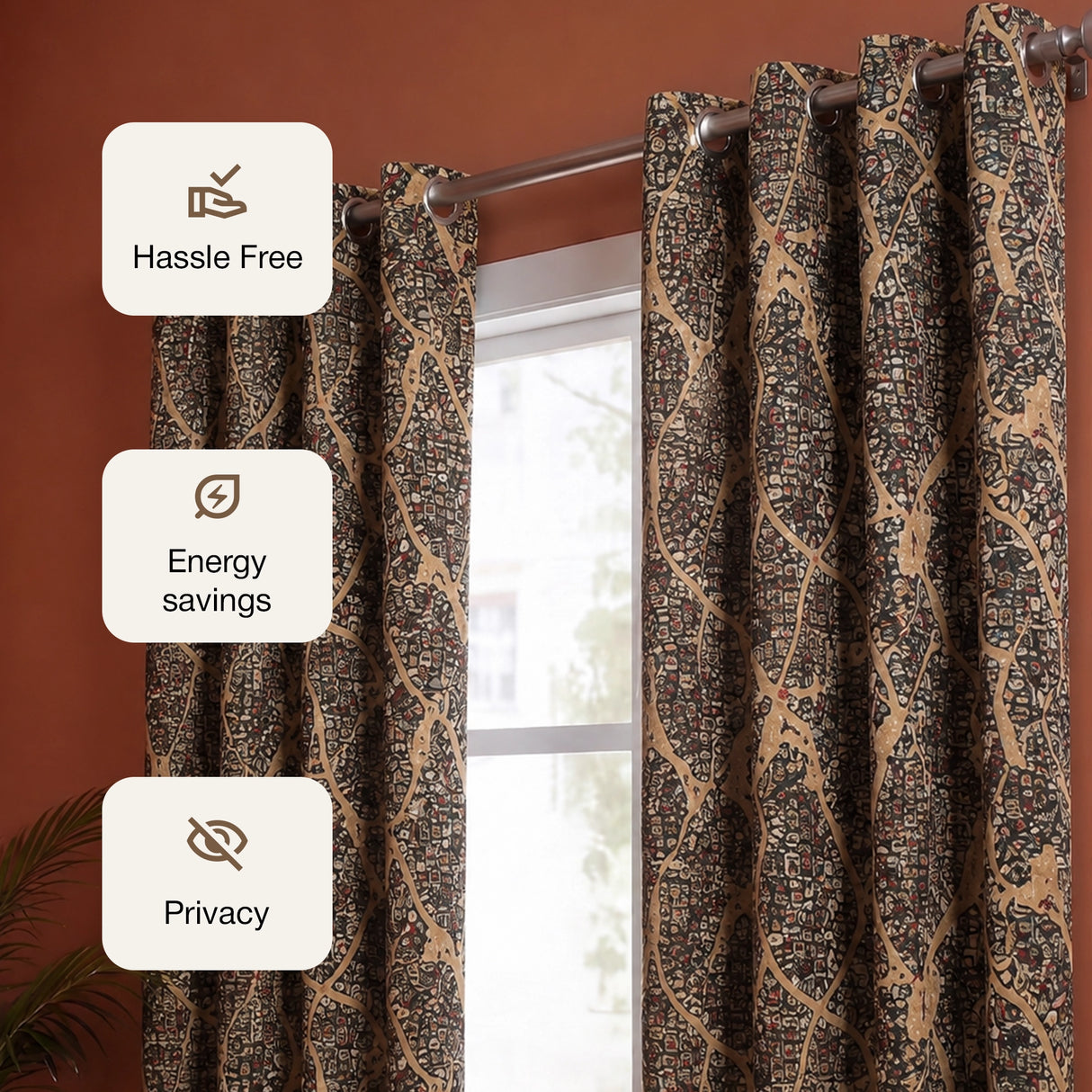 Imprimer River Village - DP curtain