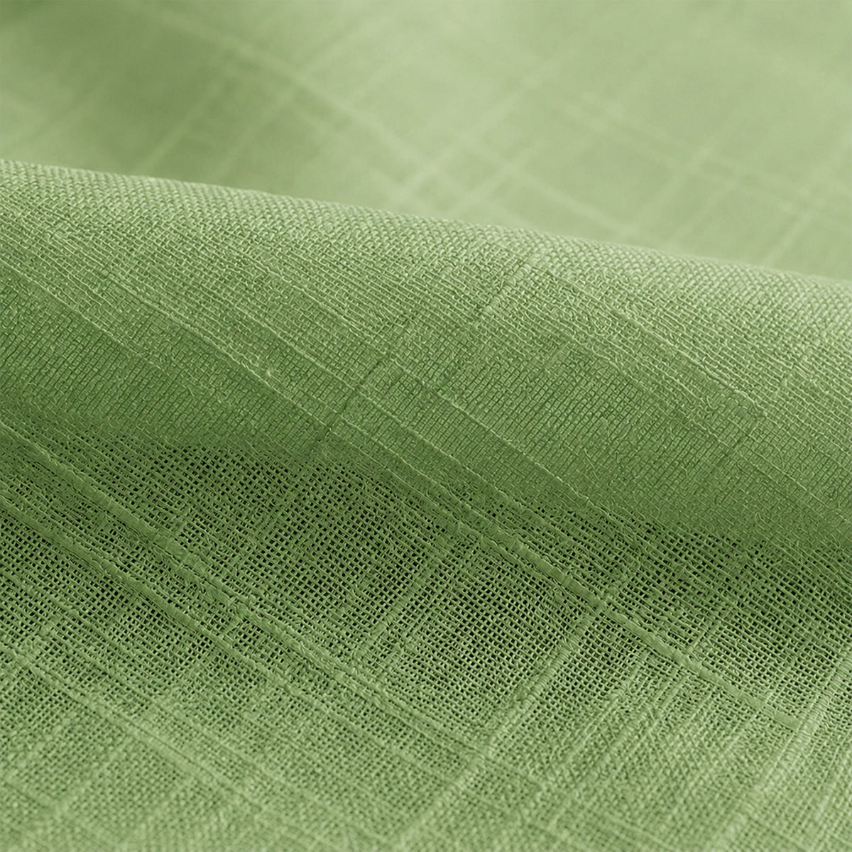 Fort Handpicked Breeze - Rod Pocket Mint Green Sheer Curtain