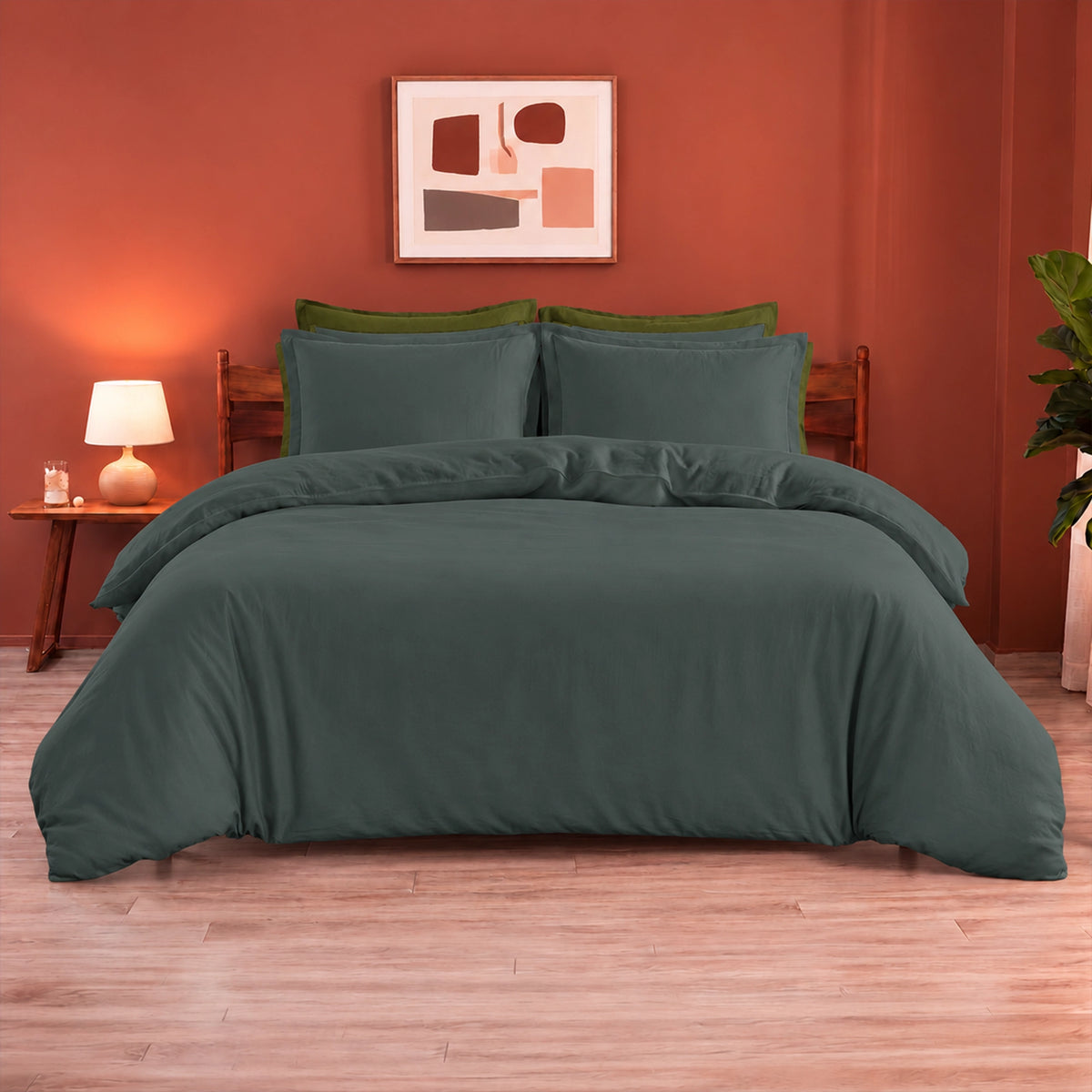Fort Mellow - Solid Duvet Cover (Dark Grey)