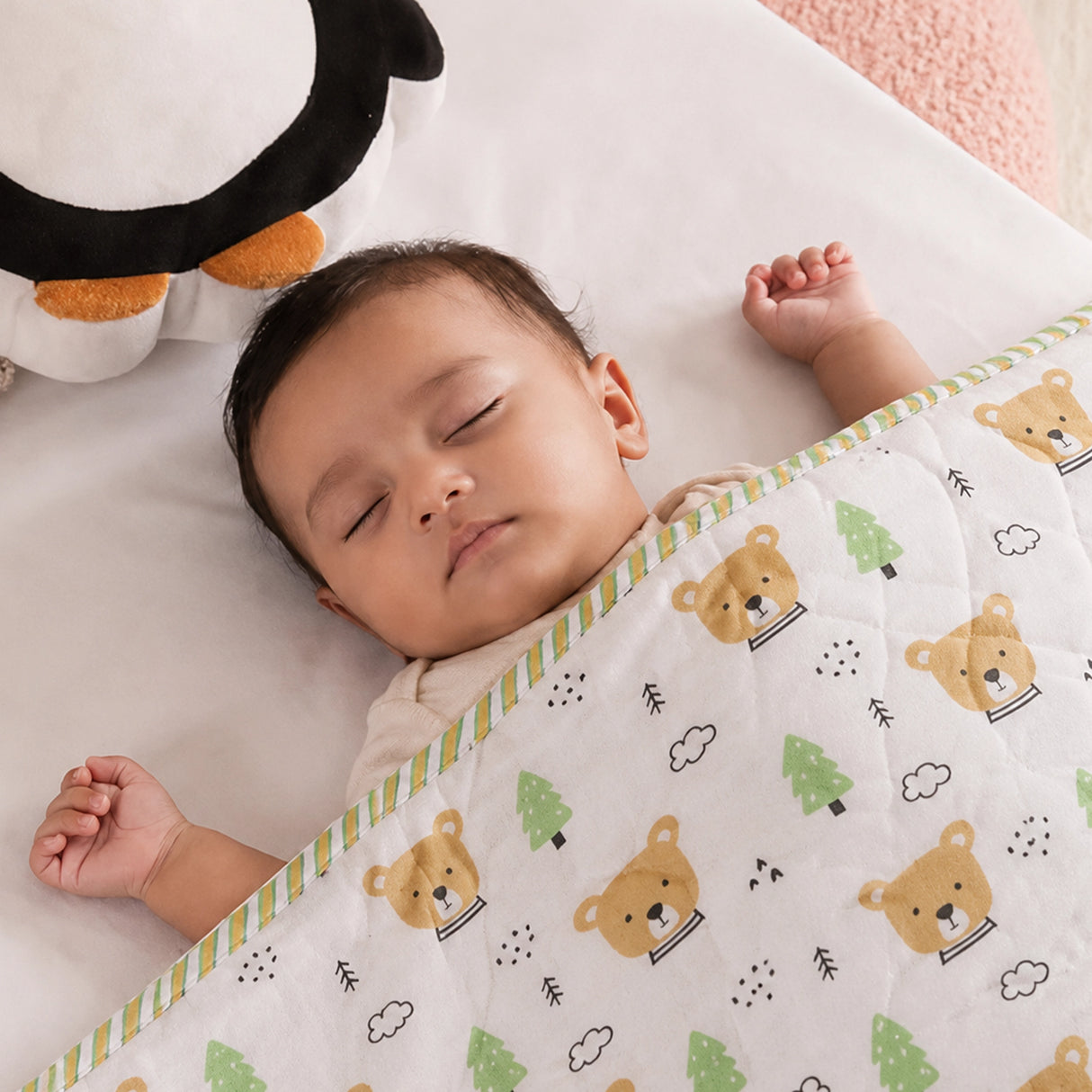 Imprimer Dreamy Bear - Printed Baby Blanket