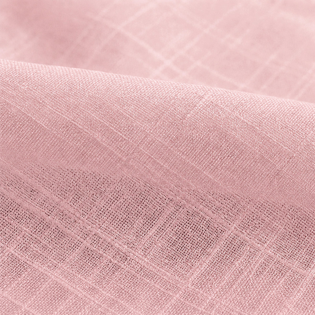 Fort Handpicked Breeze - Rod Pocket Pink Sheer Curtain