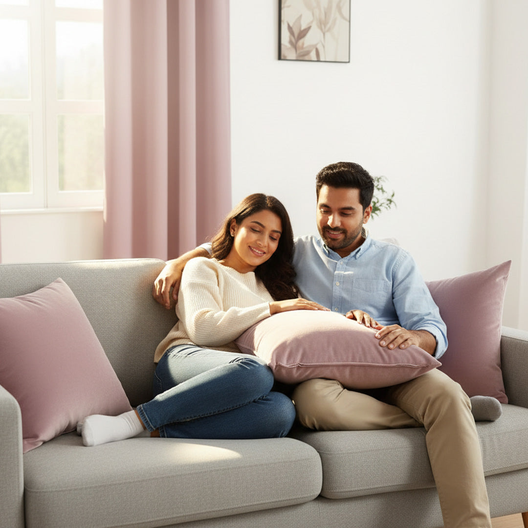 Fort Royal - Velvet Solid Dye Cushion Cover (Lavender)