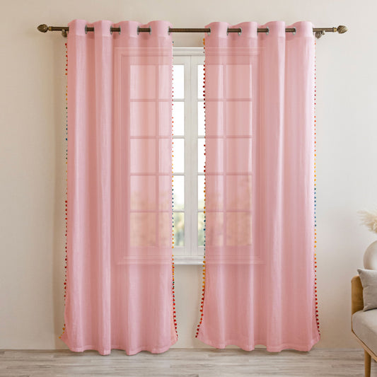 Handpicked Aether - CurtainPink | Eyelet