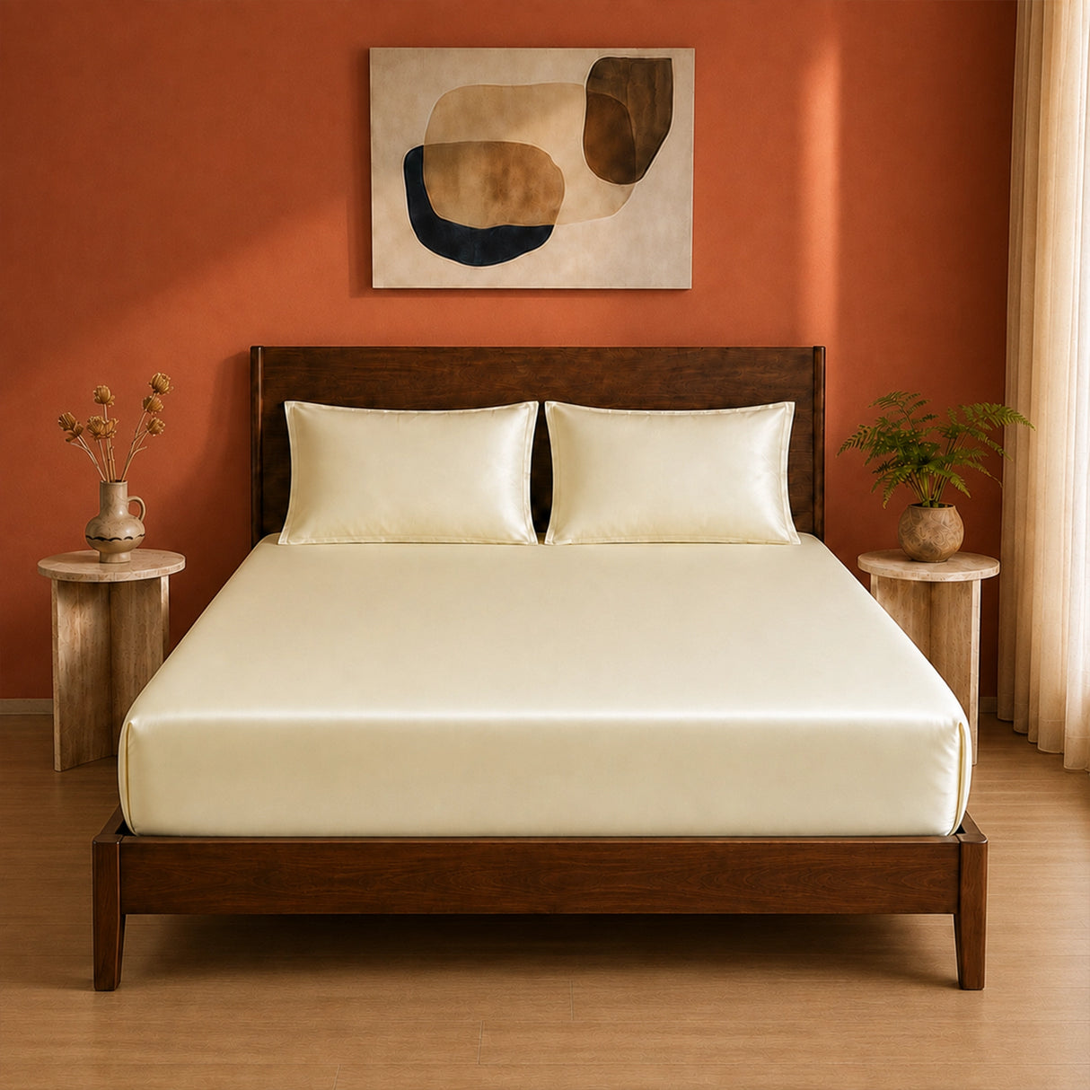 Organic Bamboo Fitted Sheet – Soft, Cool & Breathable