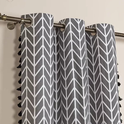 Handpicked Aztec - Curtain Grey