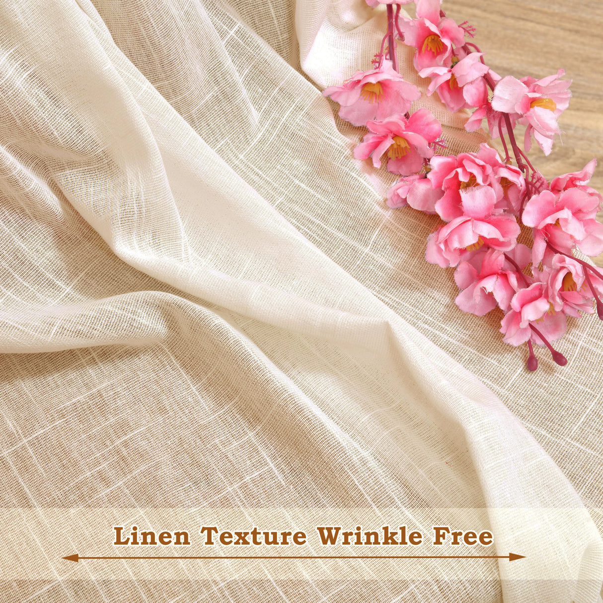 Fort Absolute - Beige Loop Sheer Curtain
