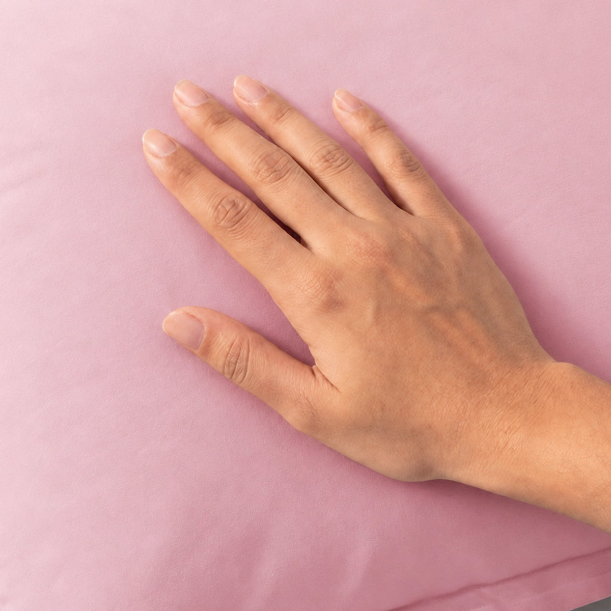 Fort Nightingale - Solid Pillow Cover (Pink) (Bedsheet Excluded)