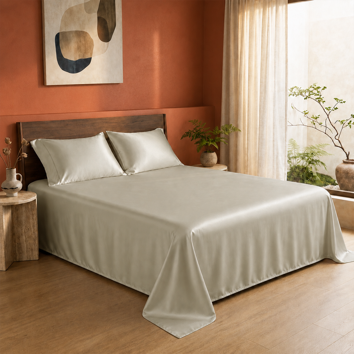 Premium Bamboo Bedsheet – Ultra Soft, Breathable & Comfortable BedSheet