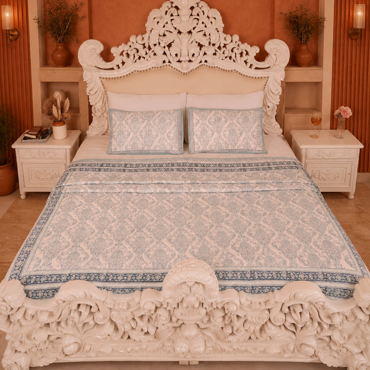 Elite Touch - Handblock Bedcover