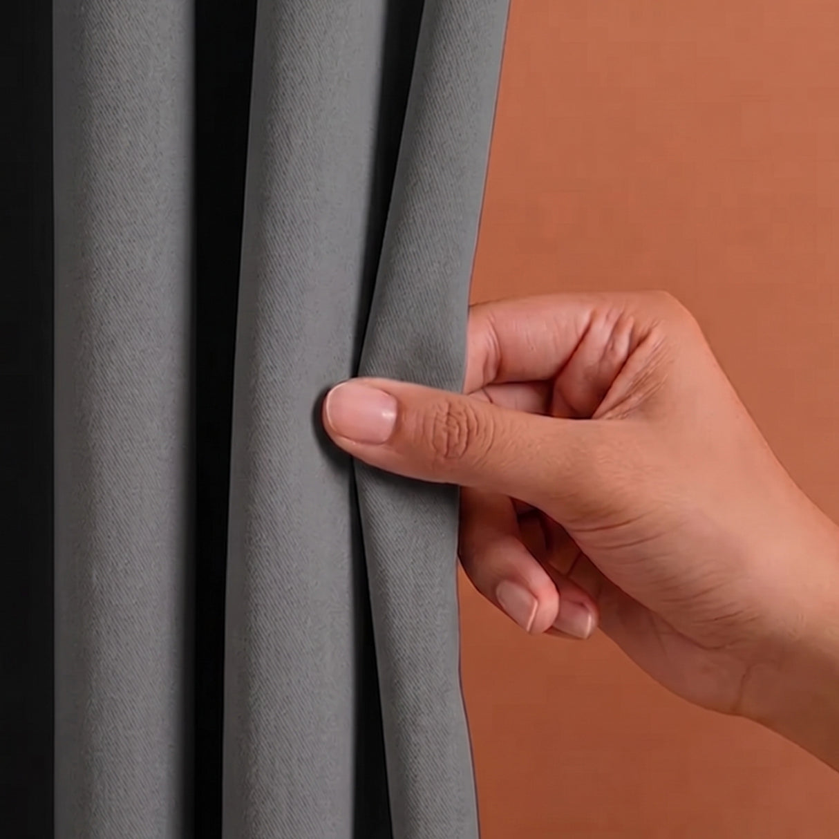 Fort Essential - Rod Pocket Blackout Curtain (Grey)