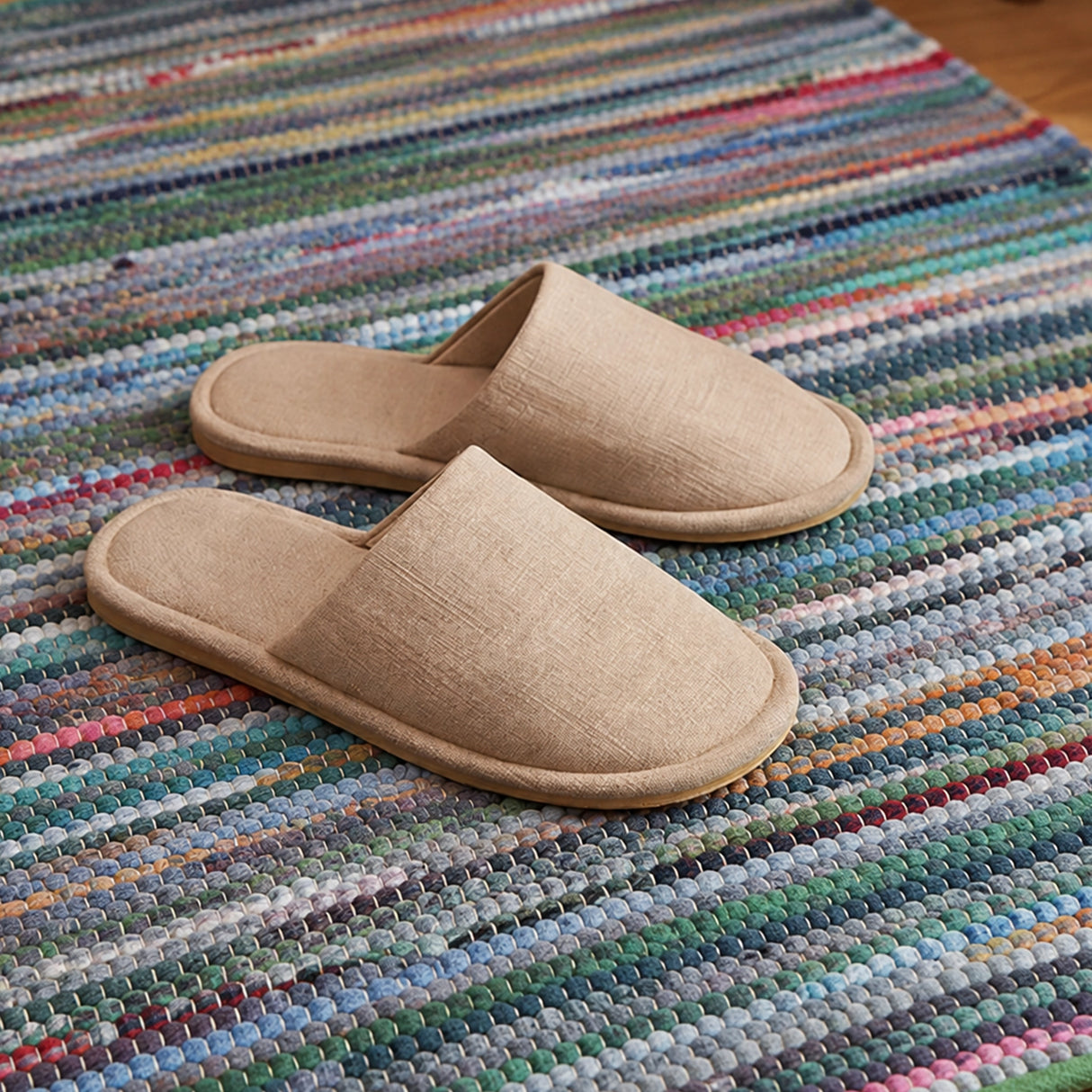 Earthology Harmony - Recycled Runner Rug (Multi-Green)