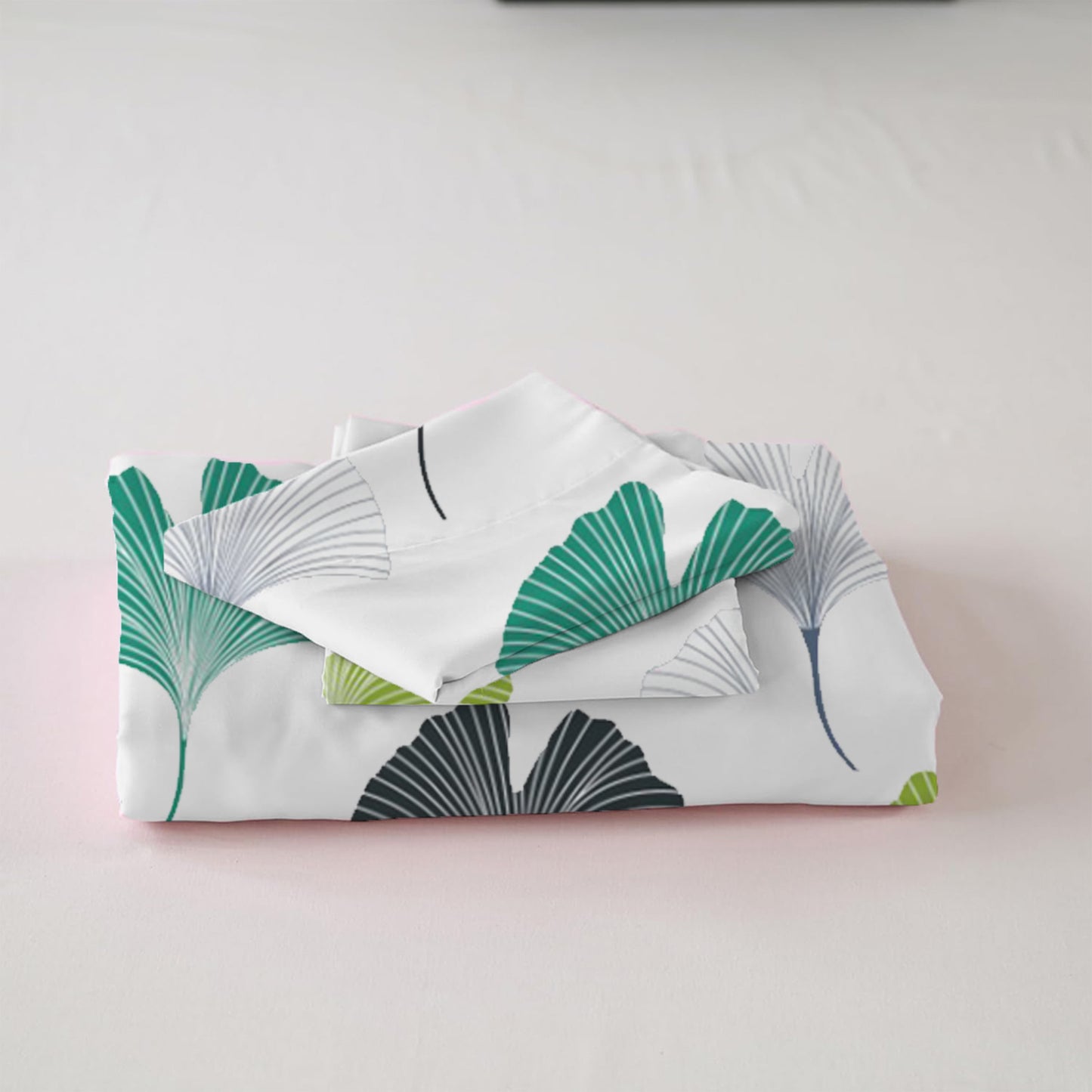 Imprimer Ginkyo - Printed Duvet Cover (Blue & Green)