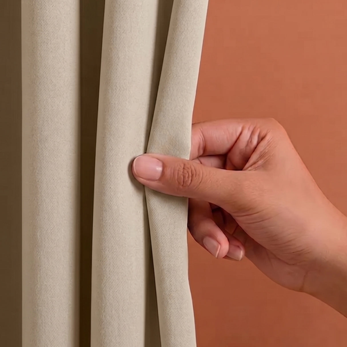 Fort Essential - Rod Pocket Blackout Curtain (Beige)