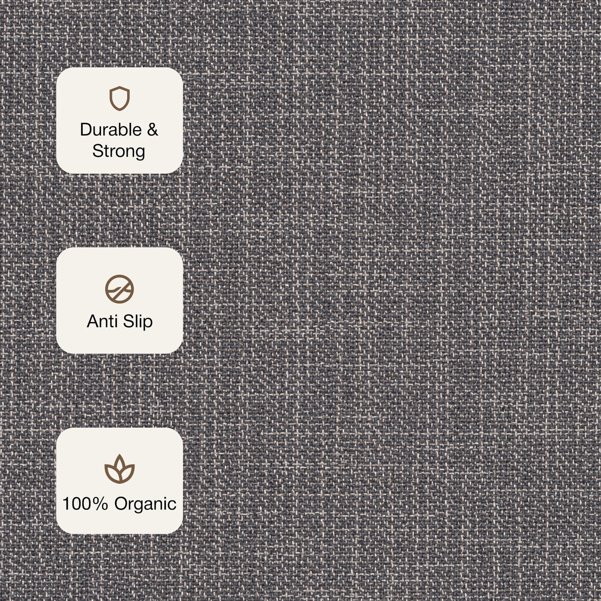 Tessitura Chromatic - Herringbone Cotton Rug (Grey & White)