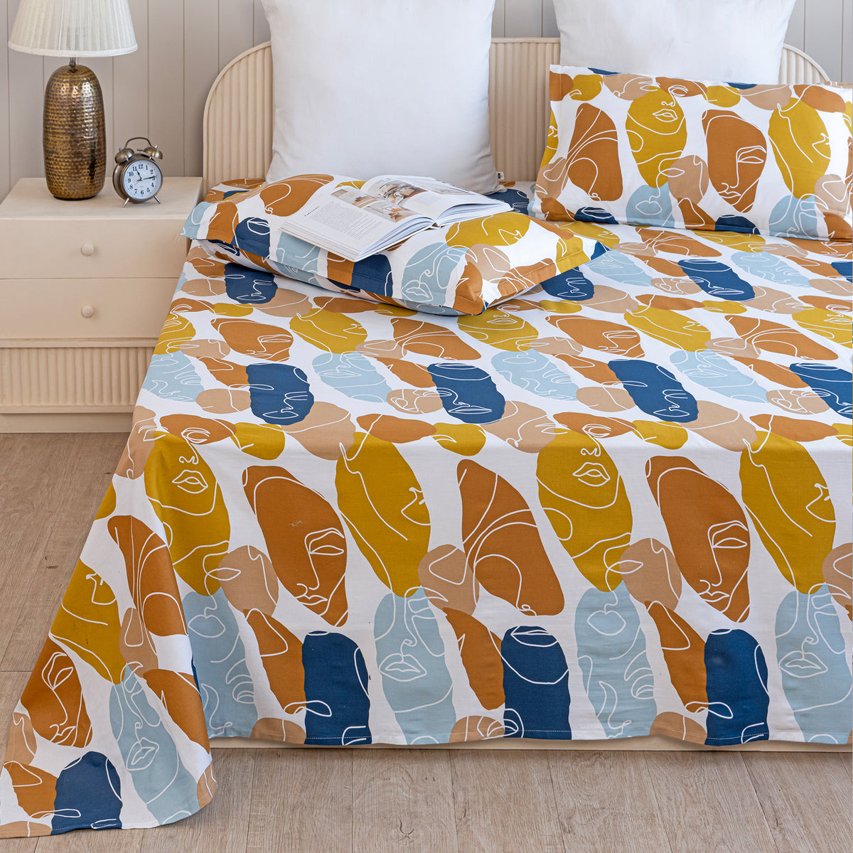 Imprimer Faces of Color - Bedsheet