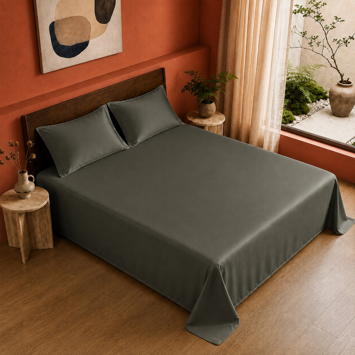 Organic Bamboo Bedsheet – Soft, Cool & Breathable