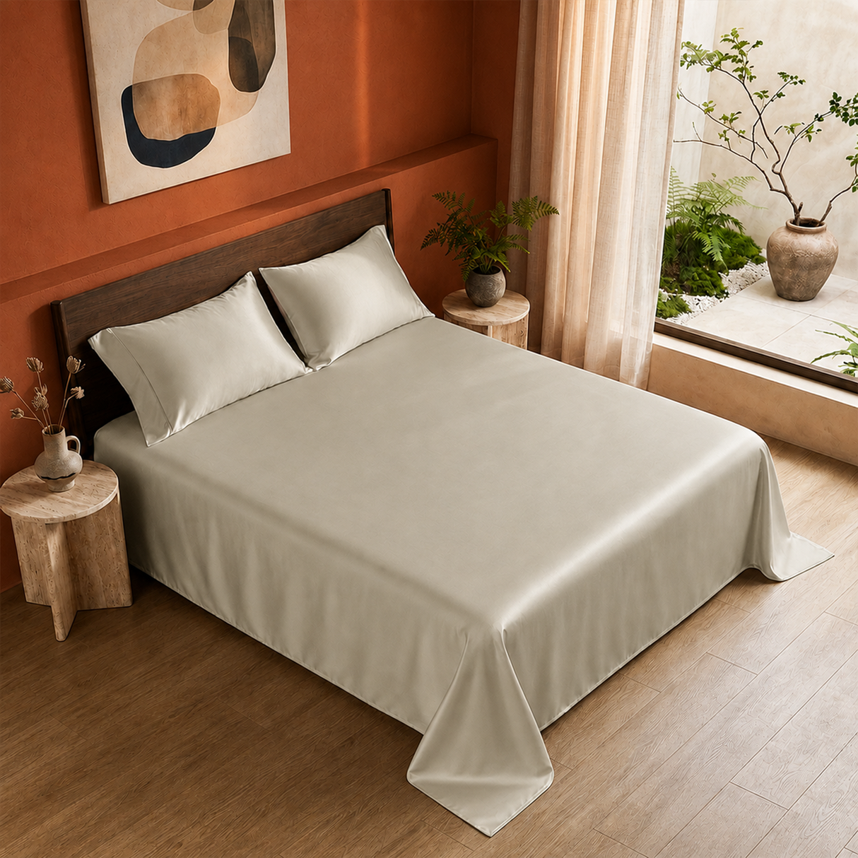 Premium Bamboo Bedsheet – Ultra Soft, Breathable & Comfortable BedSheet