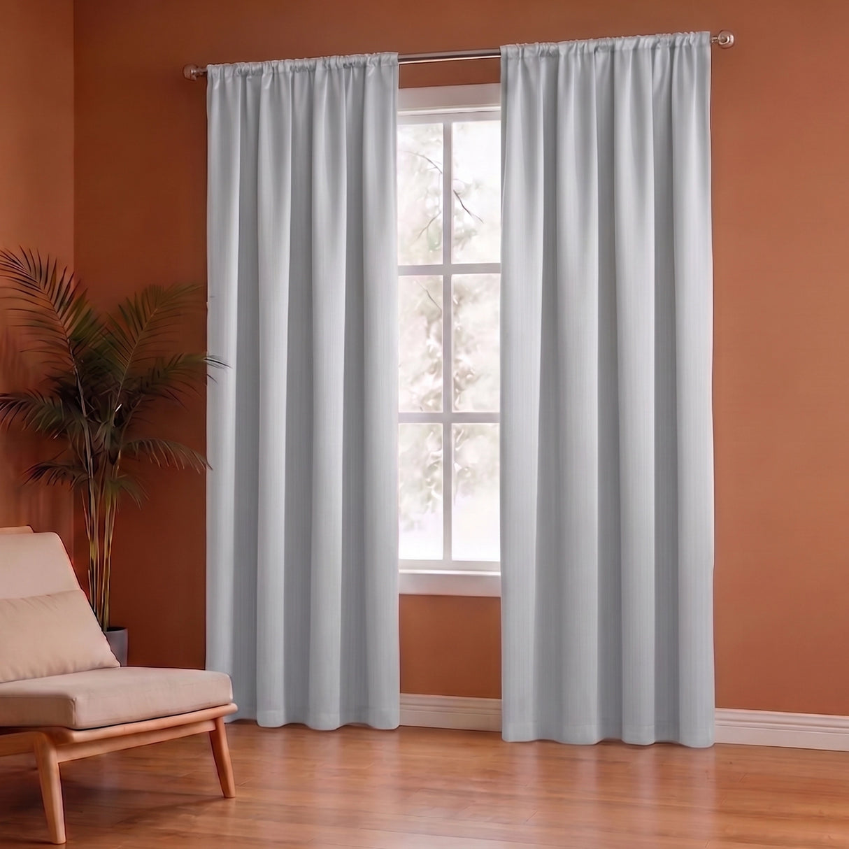 Fort Essential - Rod Pocket Blackout Curtain (Greyish)