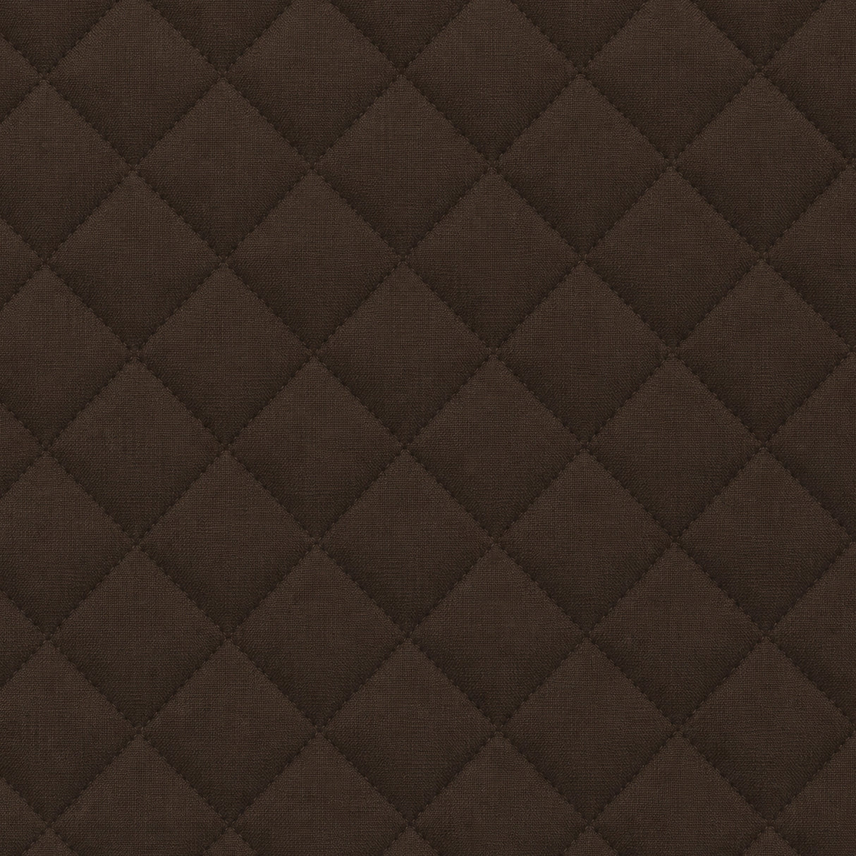 Quilted Velvet Sofa Cover with Tassels (Brown)