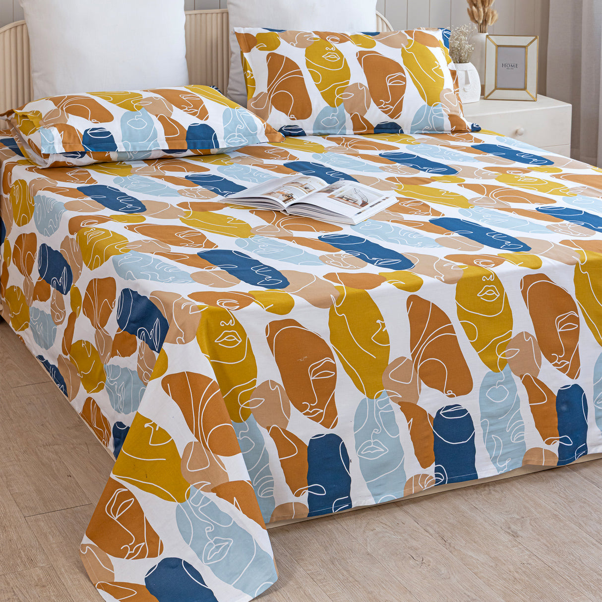 Premium Bedsheet & Cushion Covers Combo Set | Gift-Ready Box