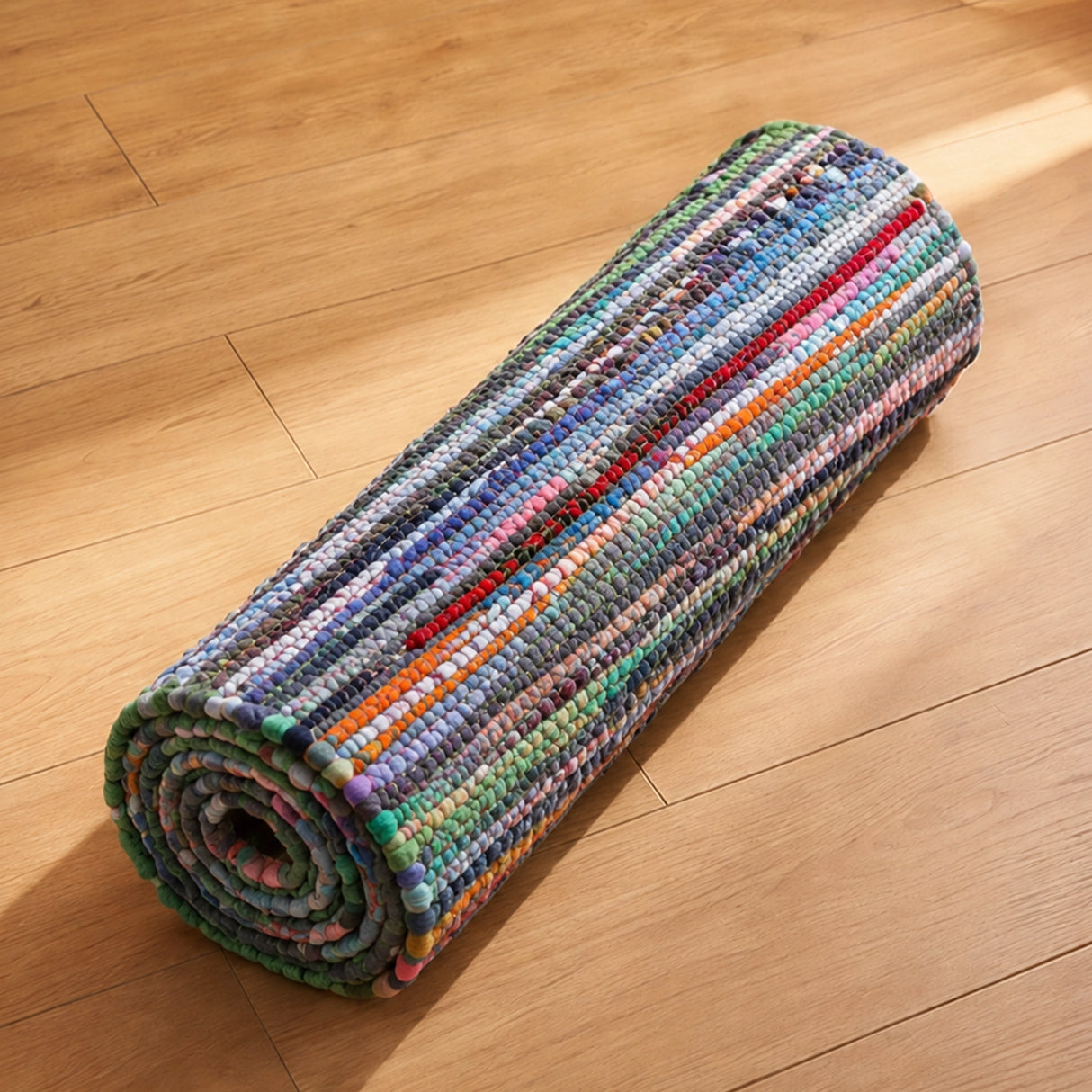 Earthology Harmony - Recycled Runner Rug (Multi-Green)