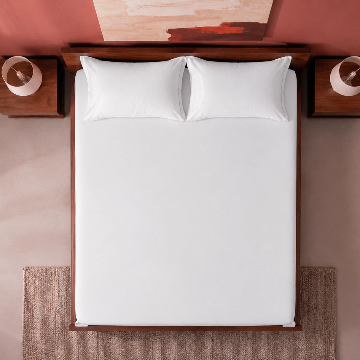 Fort Sublime - Solid Fitted Bedsheet (White)