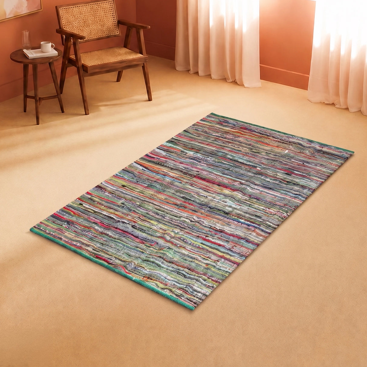 Earthology Harmony - Recycled Rug (Green)