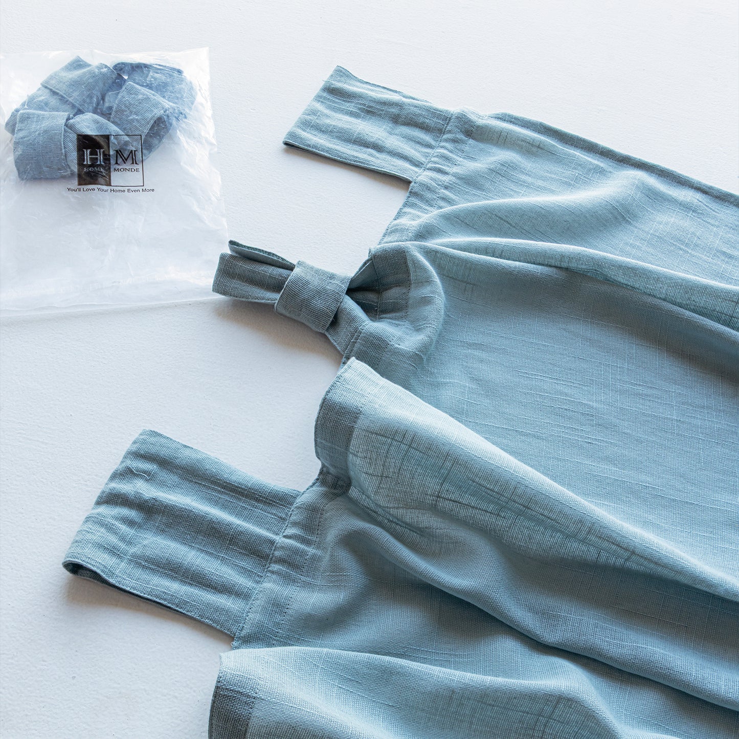 Fort Absolute - Twist Tab Top Sheer Curtain (Silver Grey)