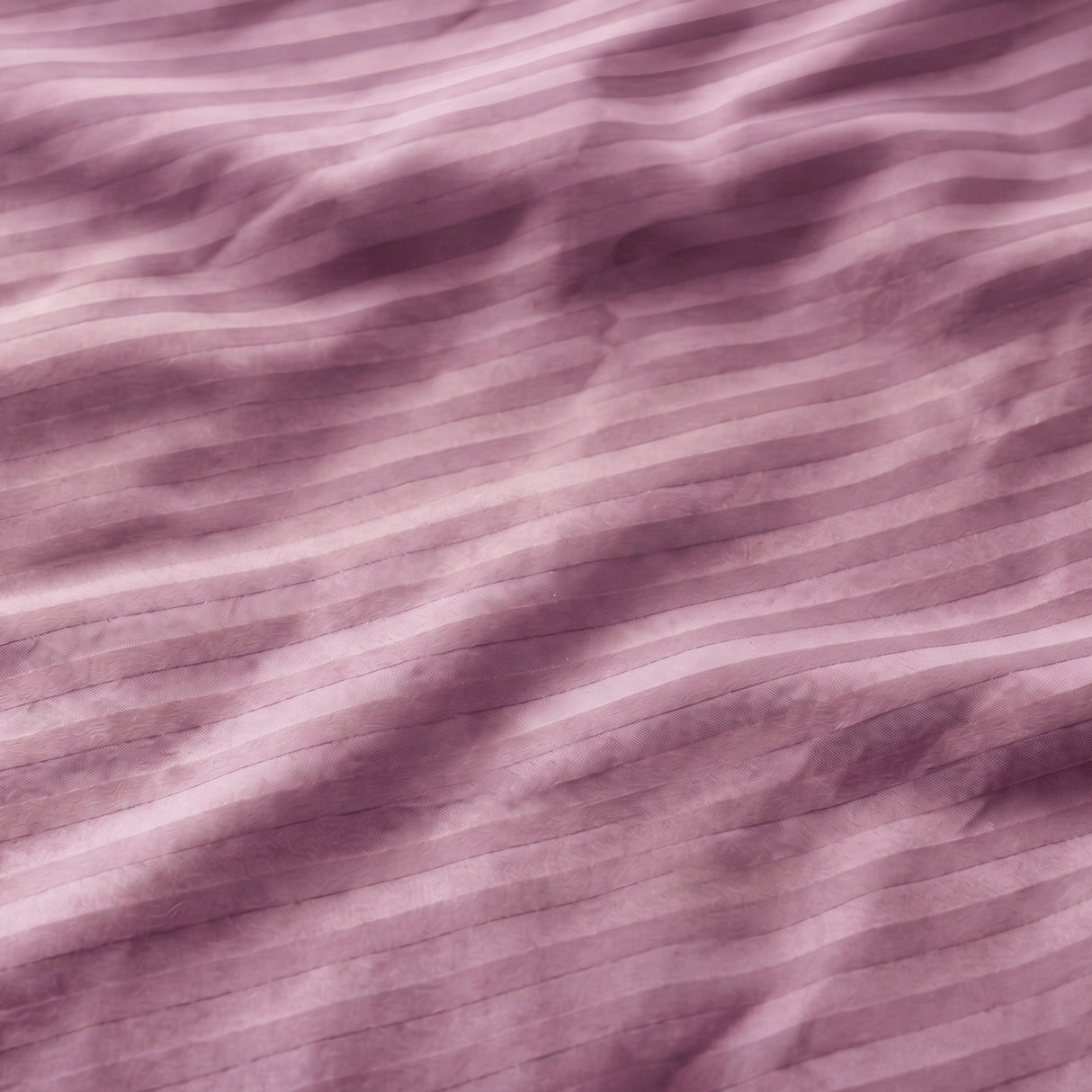 Breton Doze - Satin Stripe Reversible Dohar Blanket (Baby Pink)