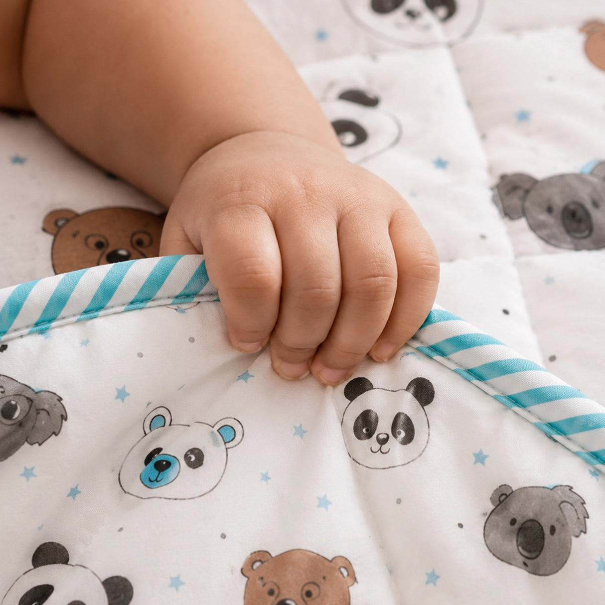 Baby Panda and Friends - Printed Baby Blanket