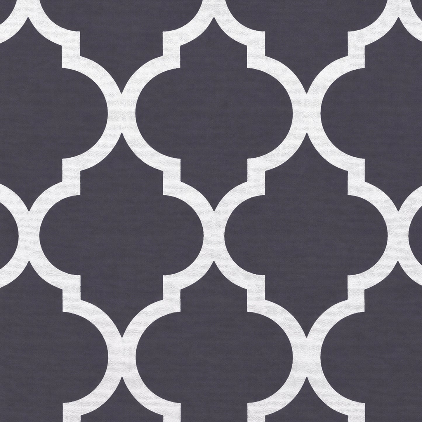 Imprimer Quatrefoil Printed Semi Blackout Curtain