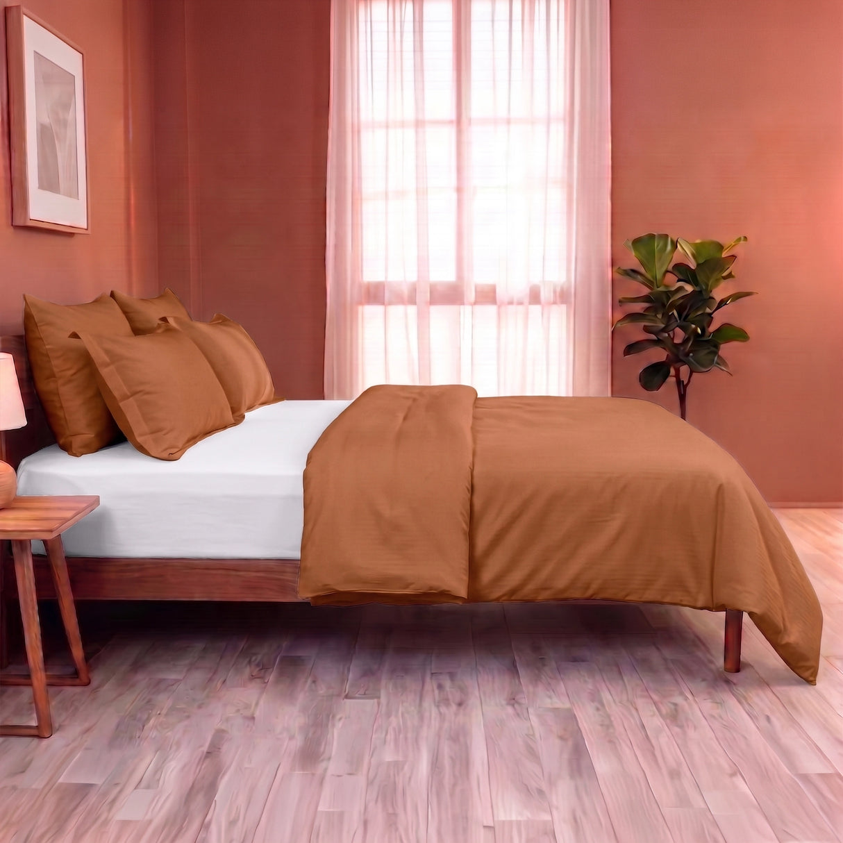 Fort Mellow - Solid Duvet Cover (Taupe)