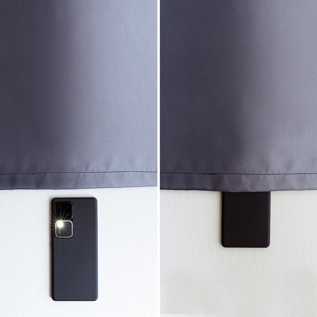 Blackout Ombre Curtain (Grey & Black)