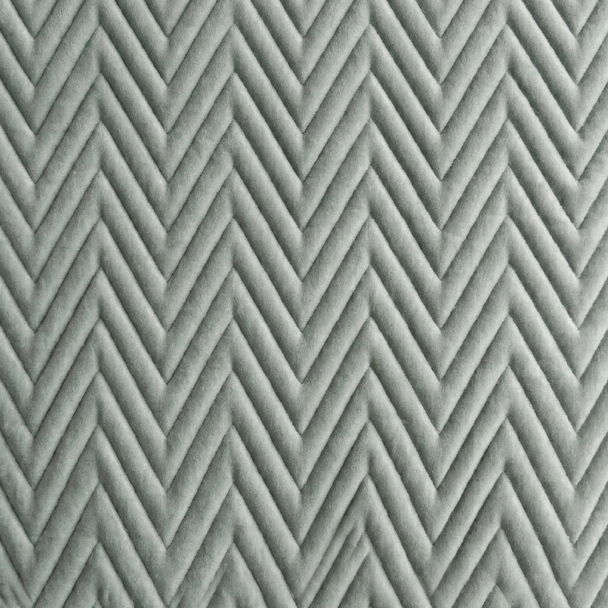 Fort Sawtooth - Quilted Velvet Cushion Cover (Grey)