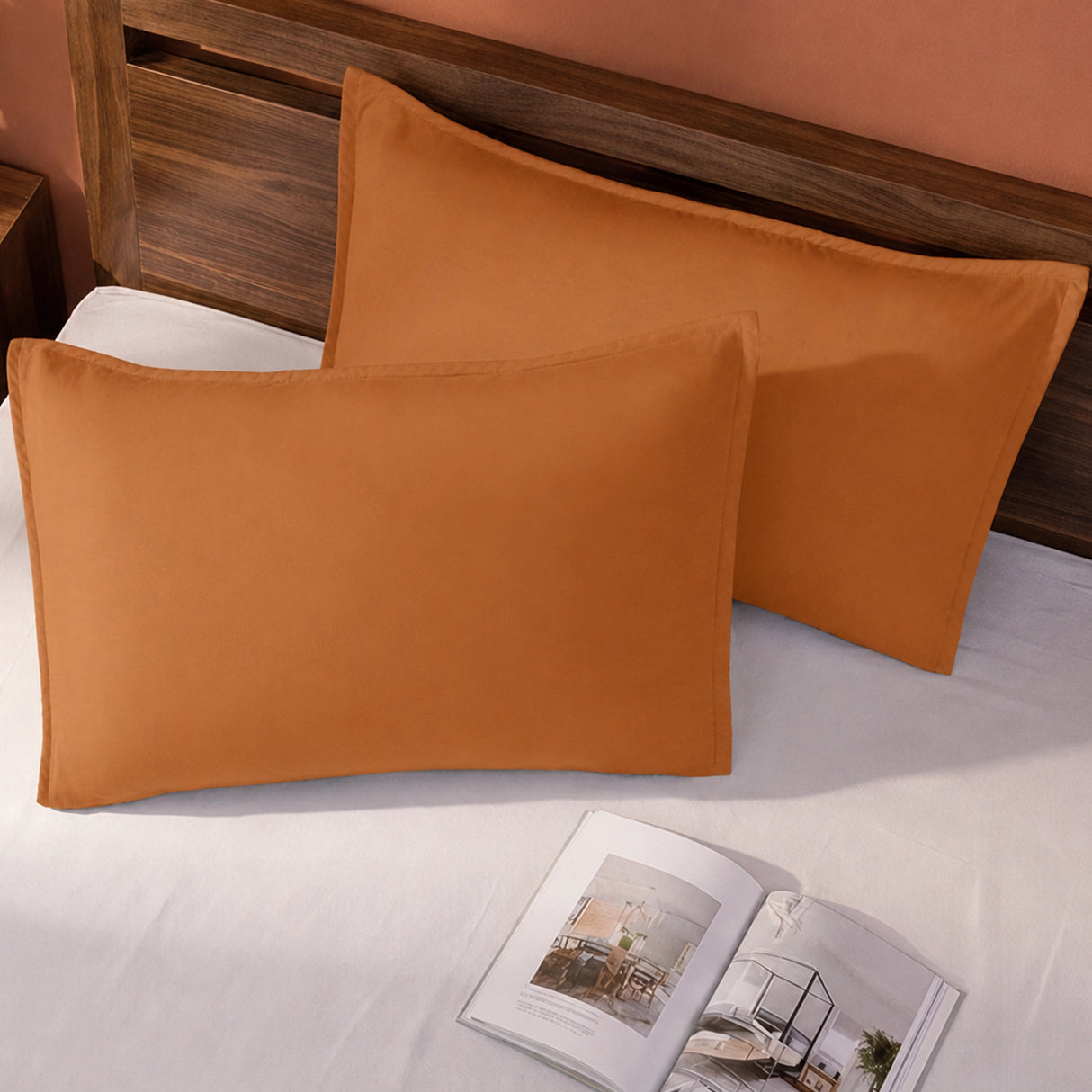 Fort Nightingale - Solid Pillow Cover (Taupe) (Bedsheet Excluded)