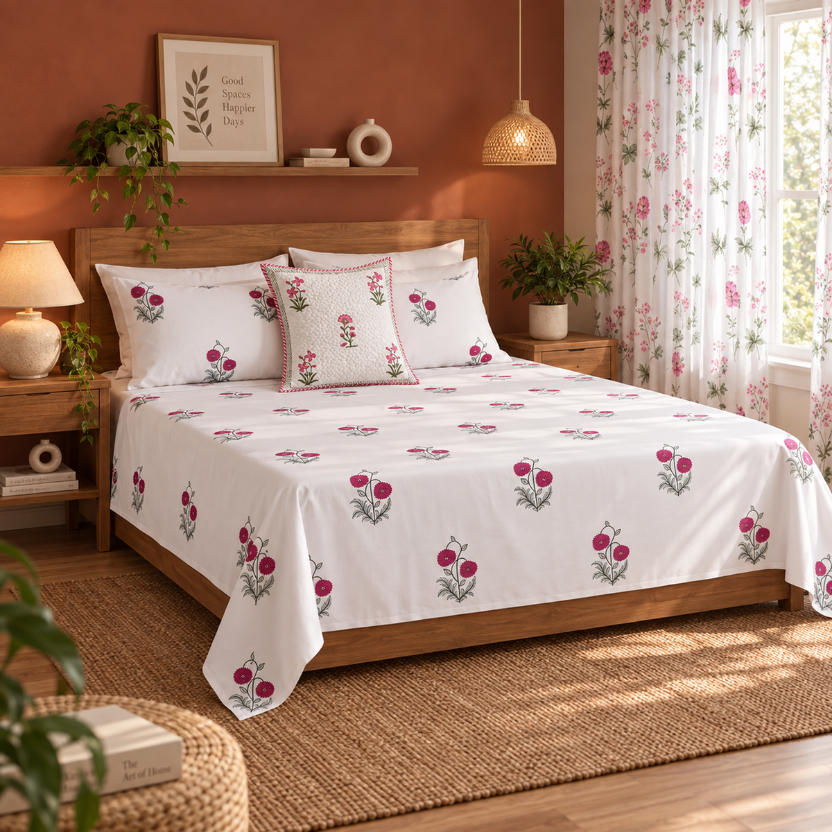 Rosy Retreat- A Warm Touch For Your Everyday Space