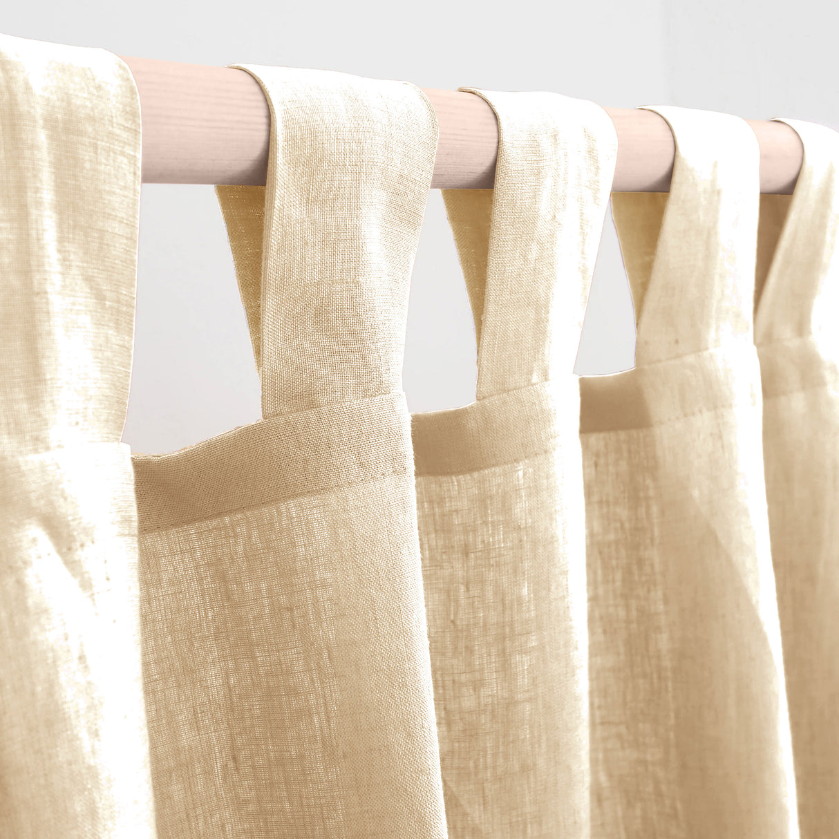 Fort Absolute - Beige Loop Sheer Curtain