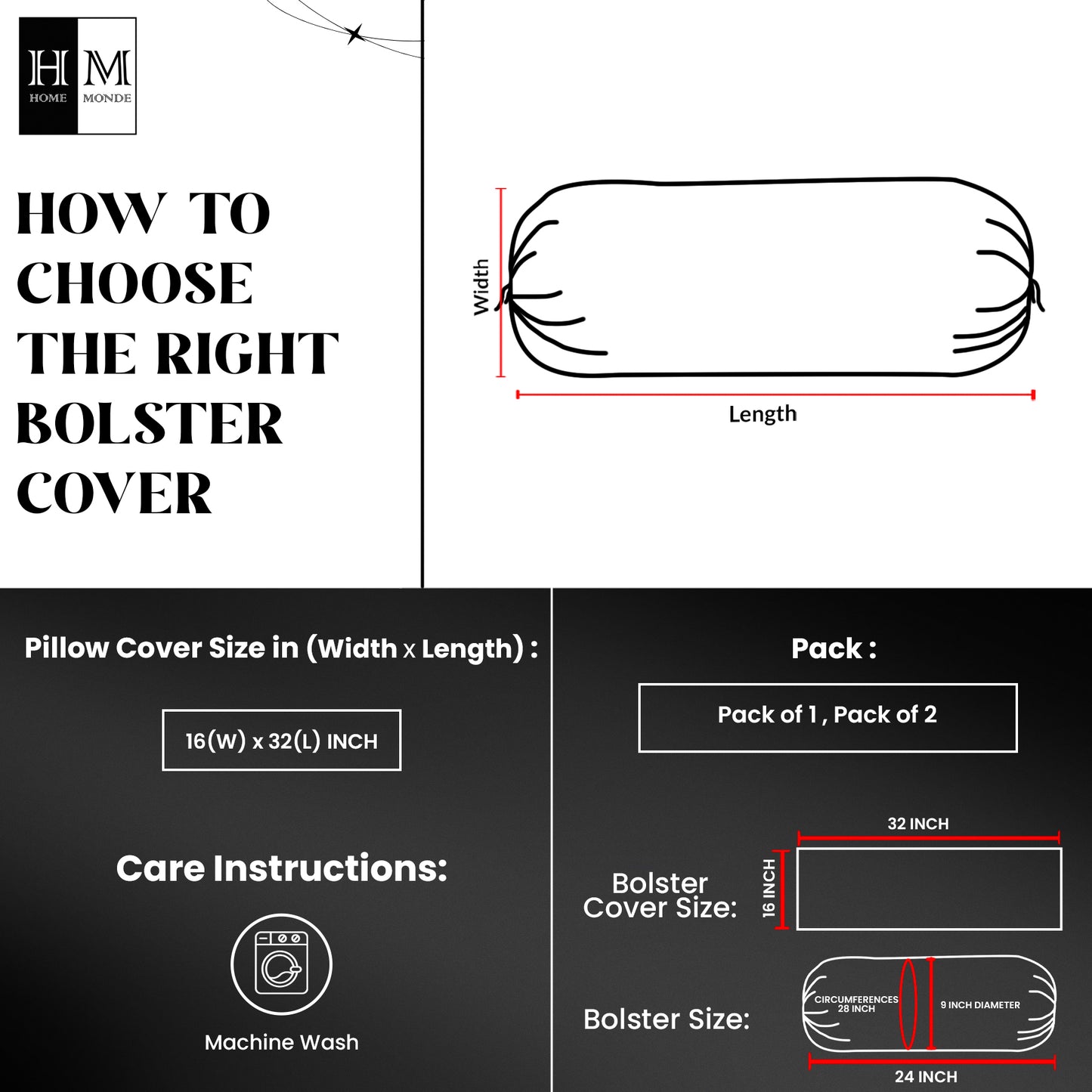 Imprimer Quatrefoil - Printed Bolster Cover (Blue)