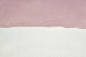 Double Color Pattern Cushion Cover (White & Lavender)