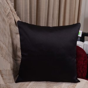 Solid Durable Cushion Cover (Black)