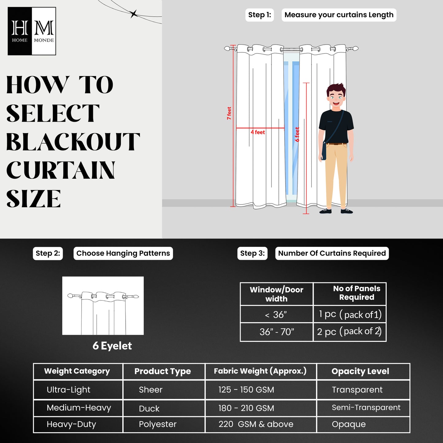 Imprimer Azure Leafline - Digitally Printed Blackout Curtain (Beige)