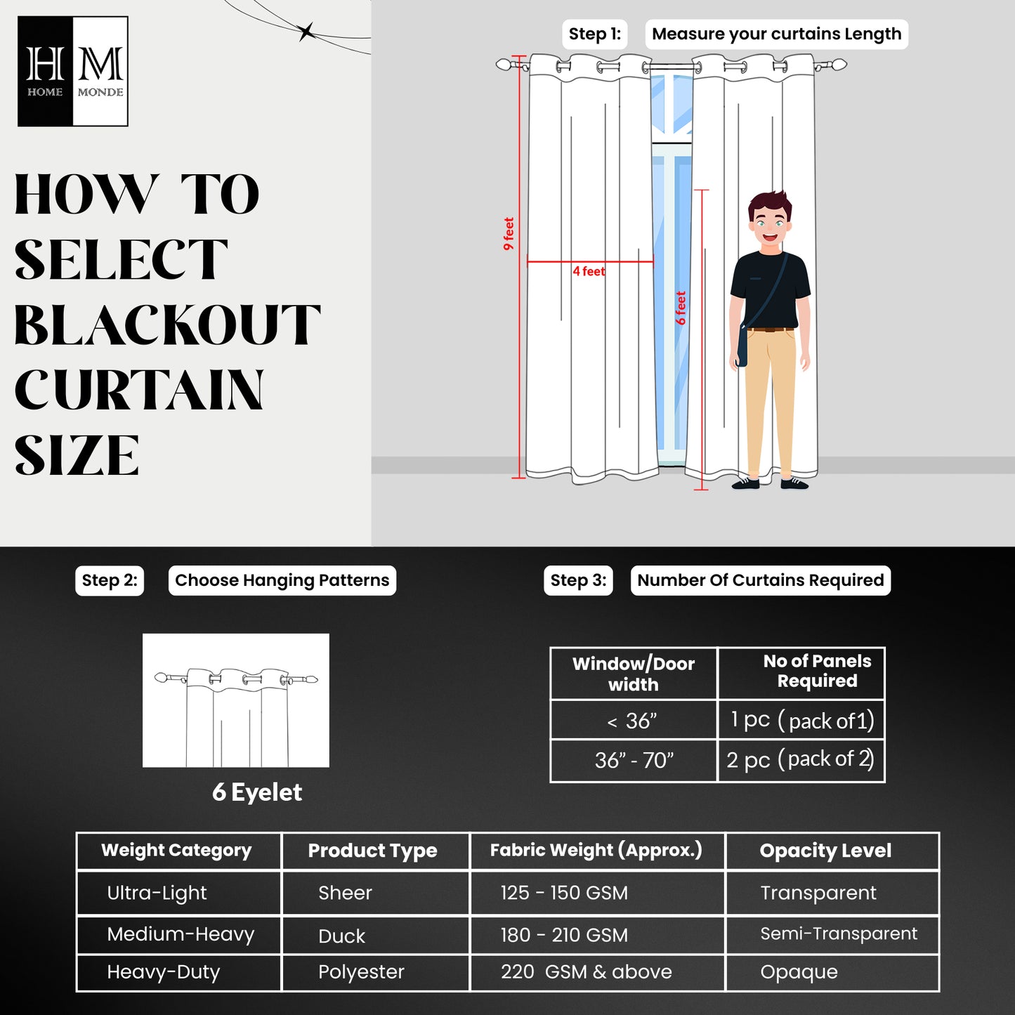 Imprimer Mystic Blooms - Digitally Printed Blackout Curtain (Beige)