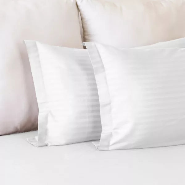 White pillow cover