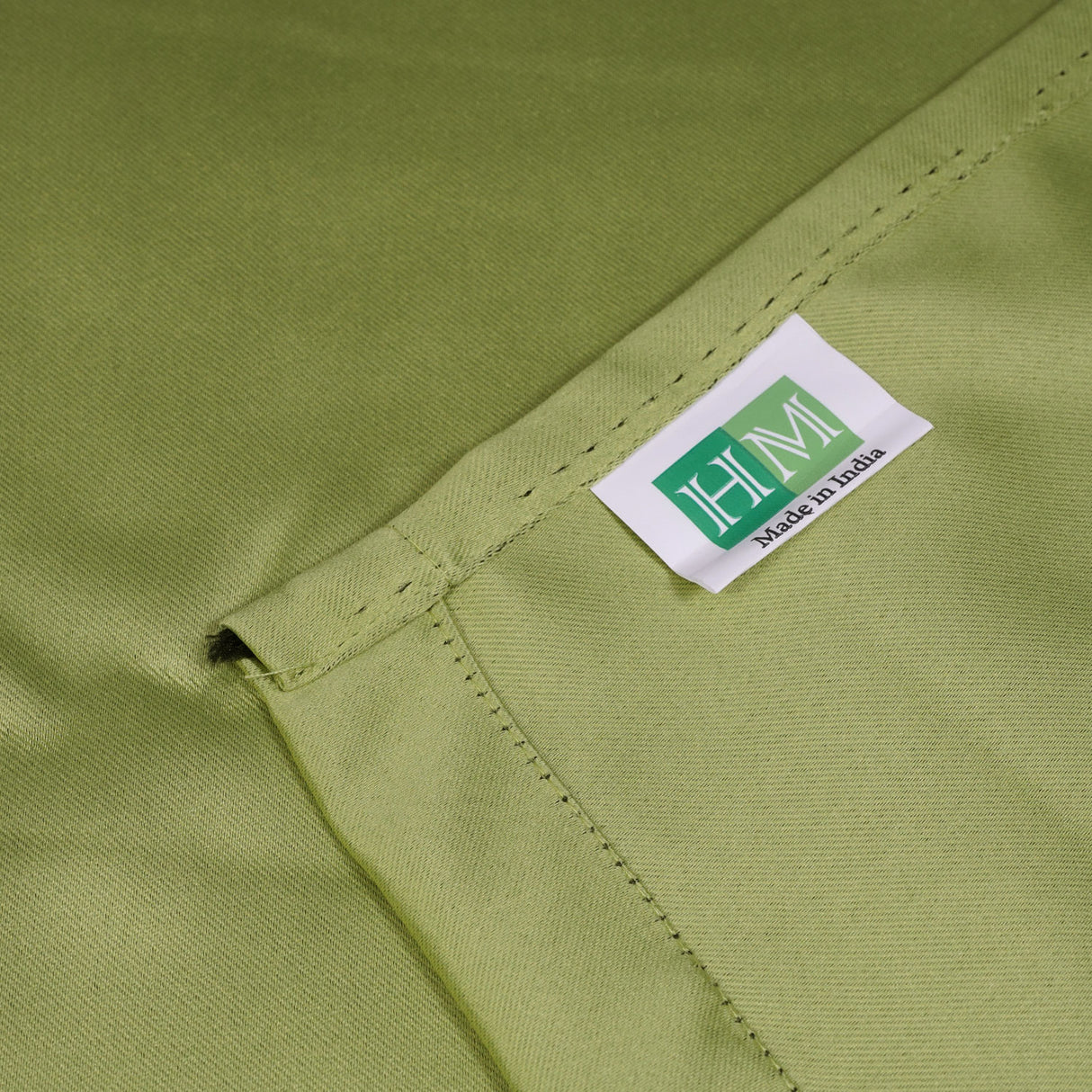 Fort Essential - Rod pocket Solid Blackout Curtain (Avocado Green)