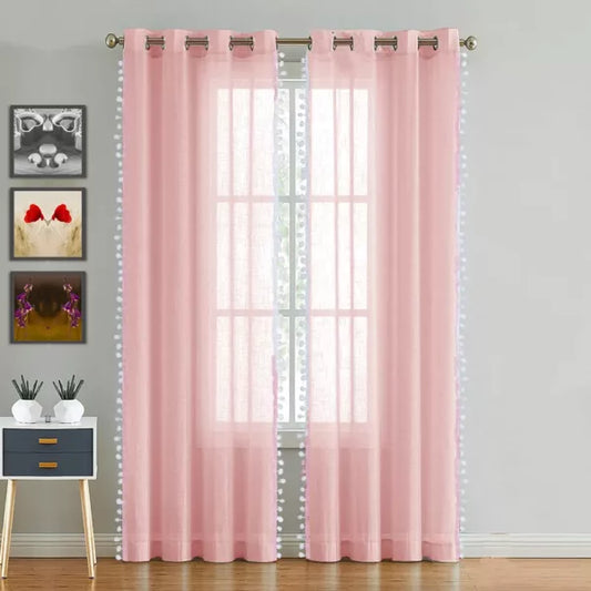 Handpicked Breeze - CurtainBaby Pink