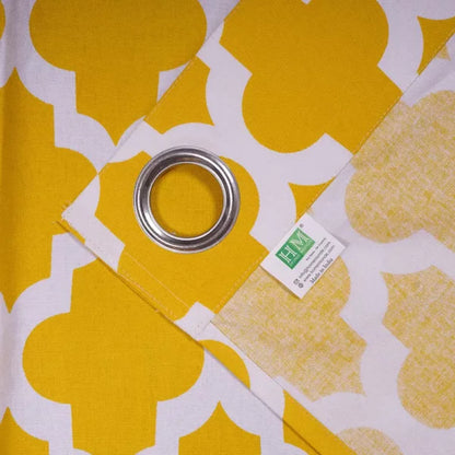 Imprimer Quatrefoil – Curtain Yellow