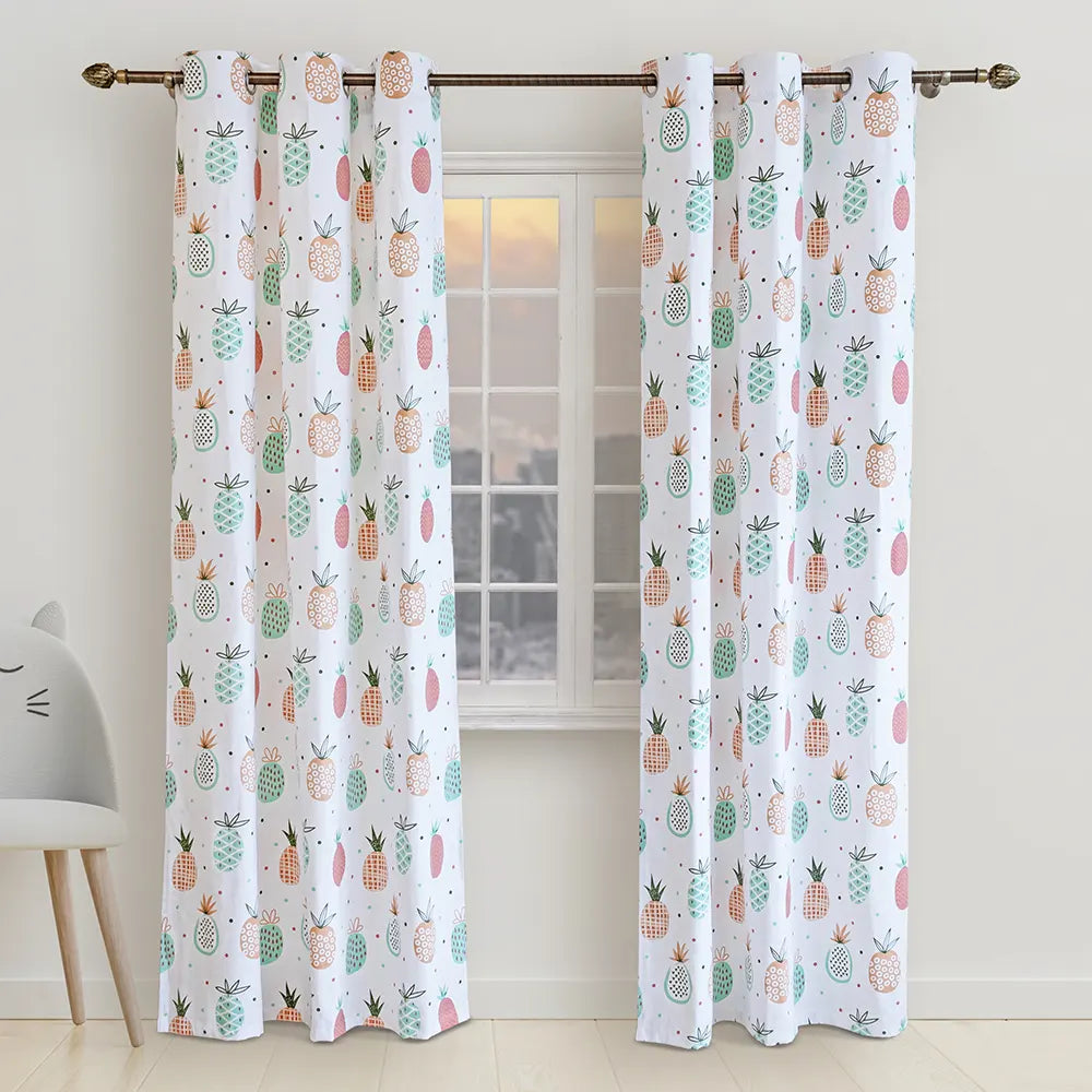Imprimer Funky Pineapples – Printed Curtain