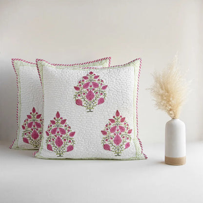 Ombre Berry - Quilted Cushion Cover 16 x 16