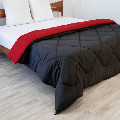 Fort – Duvet Comforter Black & Maroon
