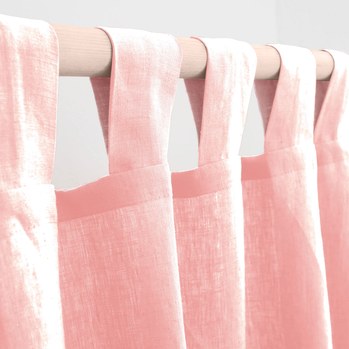 Fort Absolute - Pink Loop Sheer Curtain